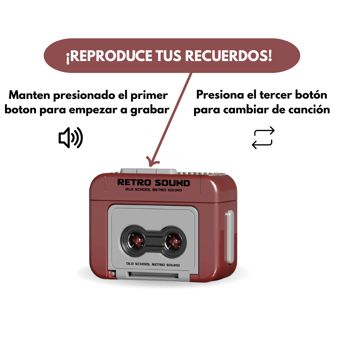 Llavero Casette para revivir recuerdos